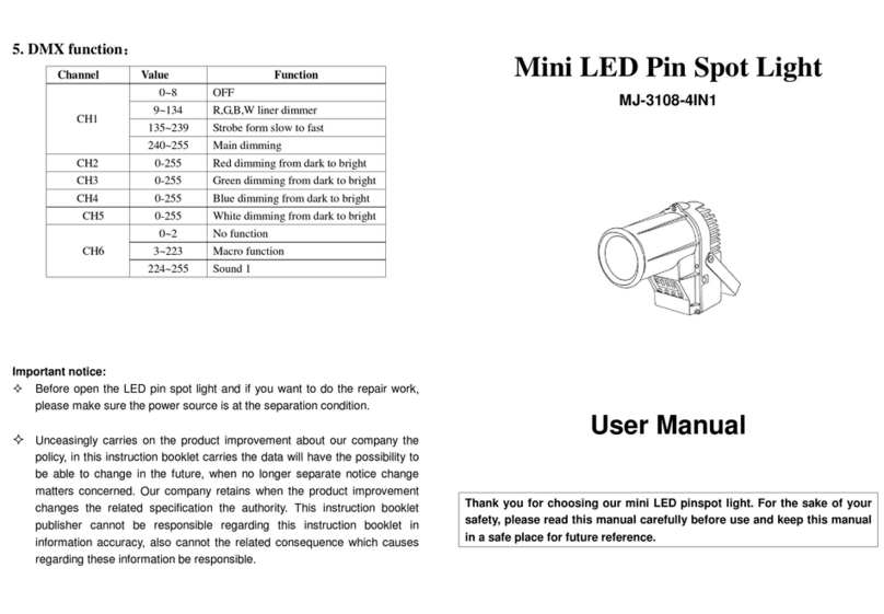 Mega LED Lighting MJ-3108-4IN1 user manual