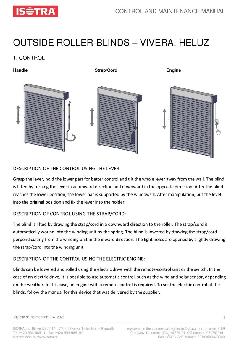 Isotra Vivera User manual Isotra Vivera User manual