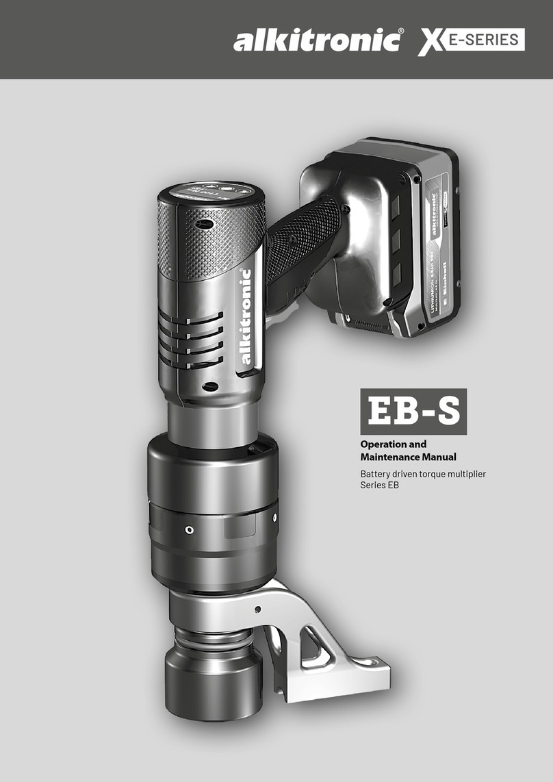 alkitronic E-Series Operation and maintenance manual
