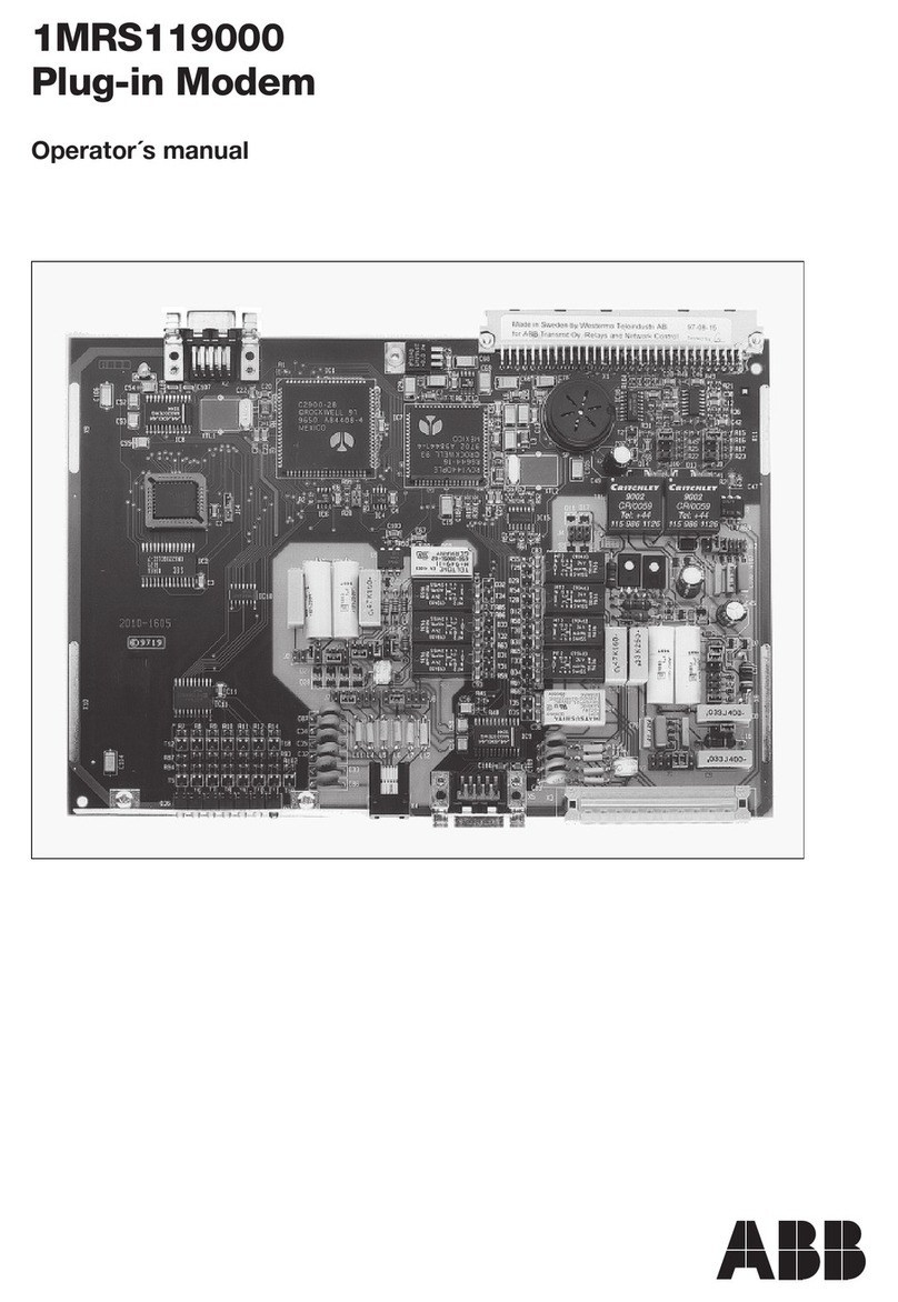 ABB 1MRS119000 Operator's manual