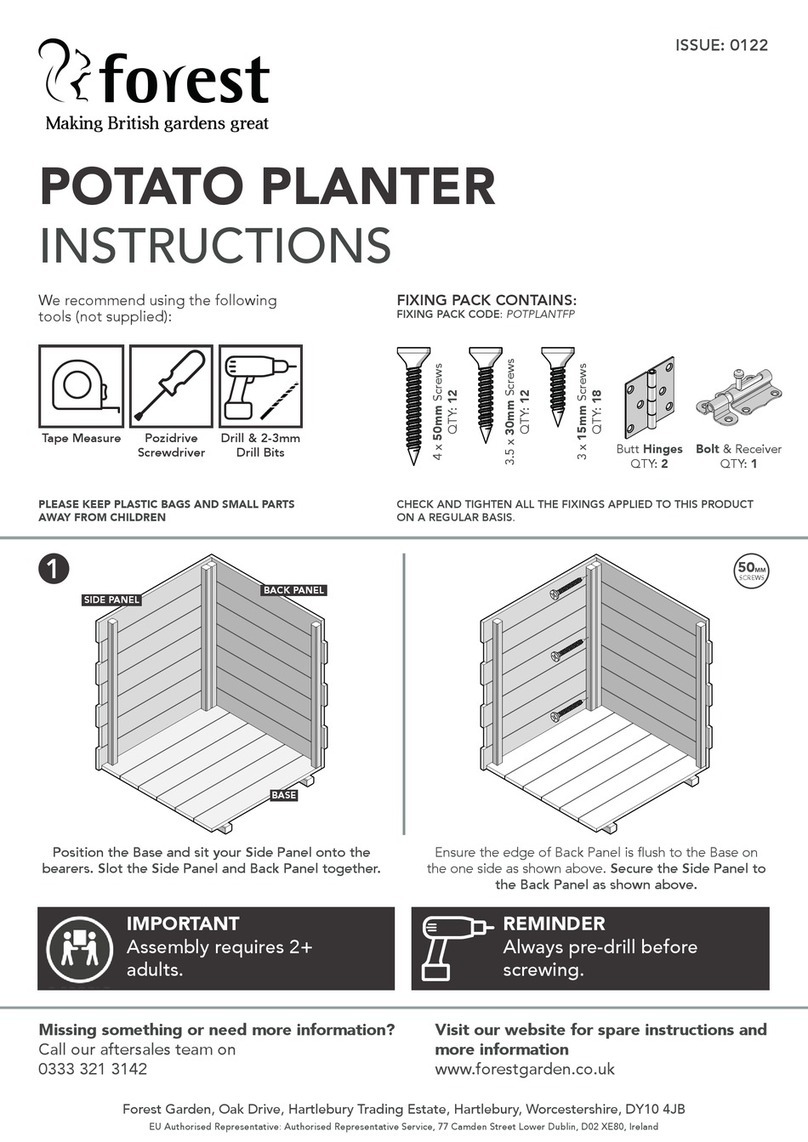 Forest POTATO PLANTER User manual