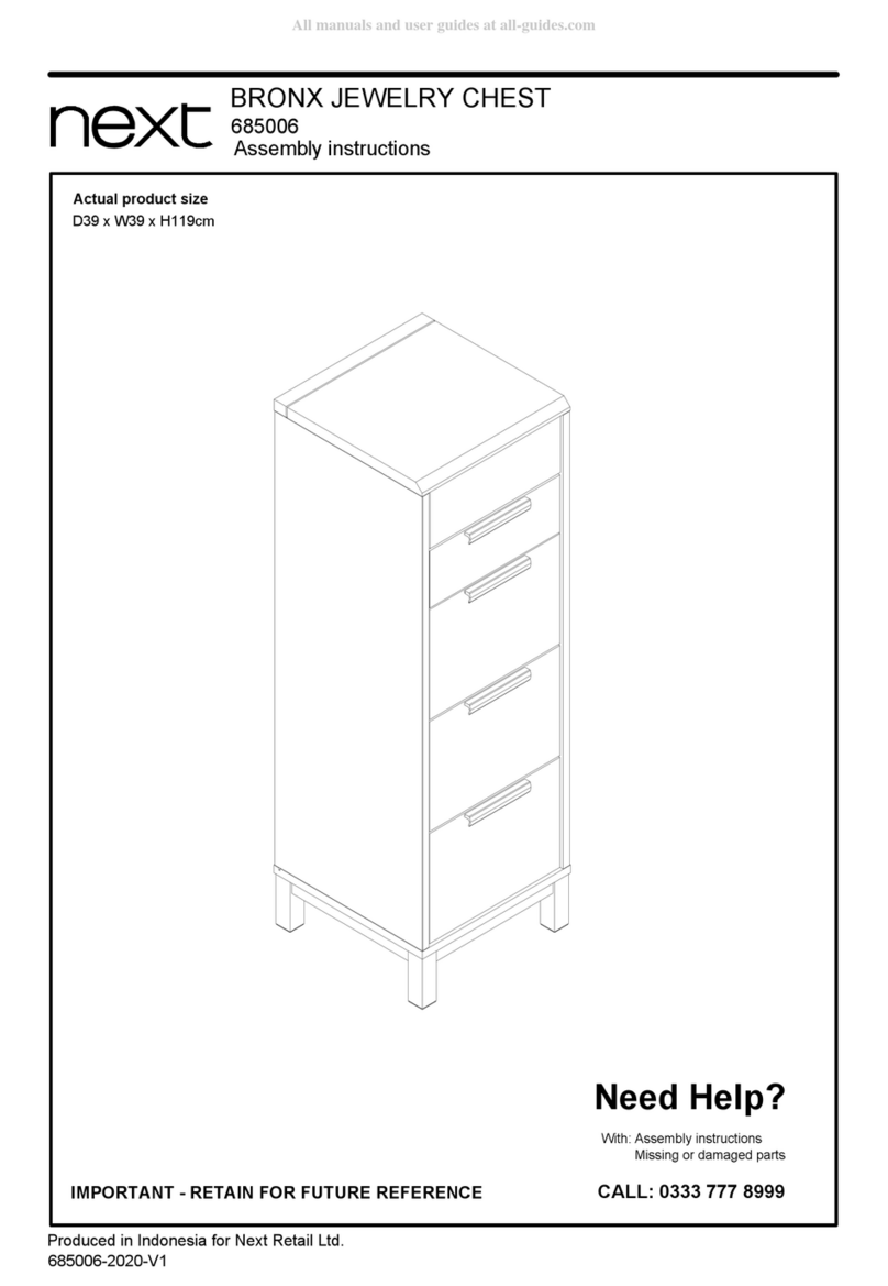 Next BRONX 685006 Assembly instructions