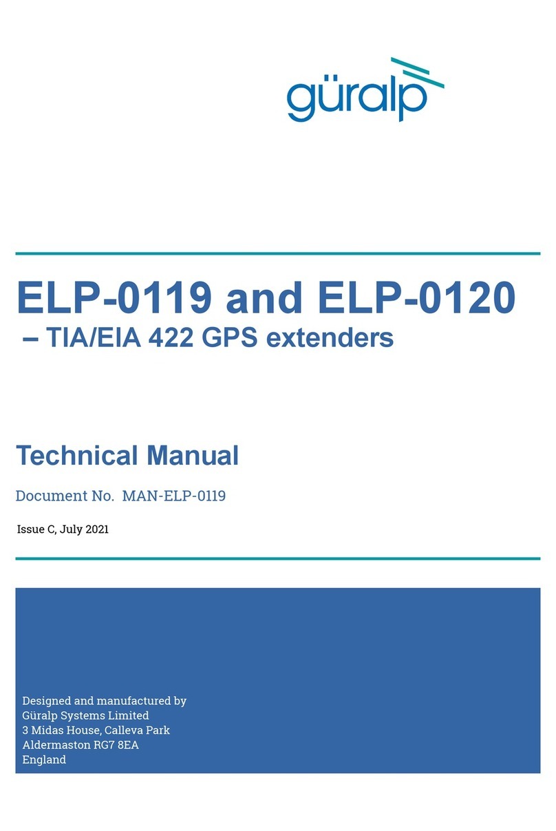 Güralp ELP-0119 Technical manual