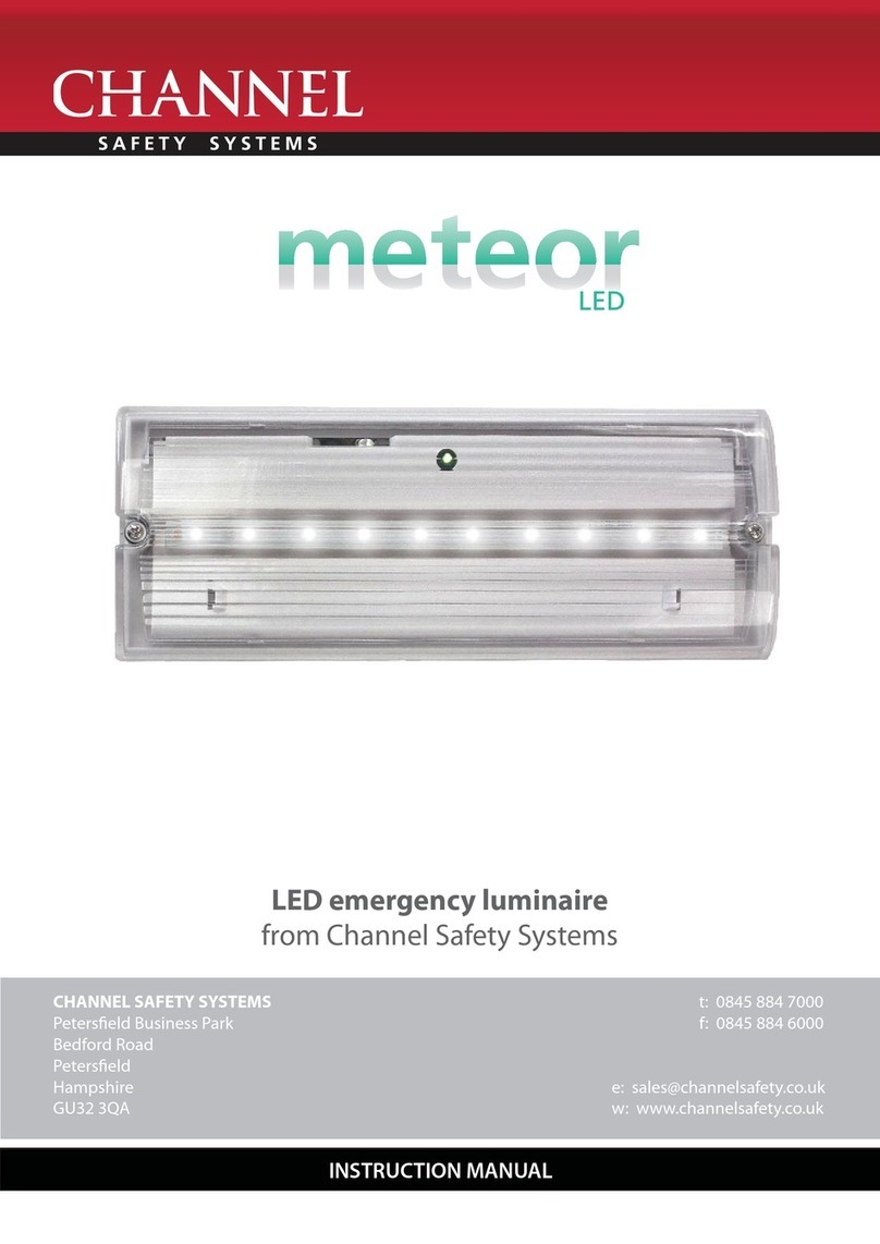 Channel METEOR LED instruction manual