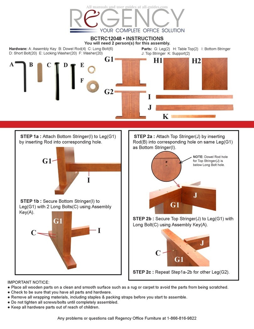 Regency BCTRC12048 instructions