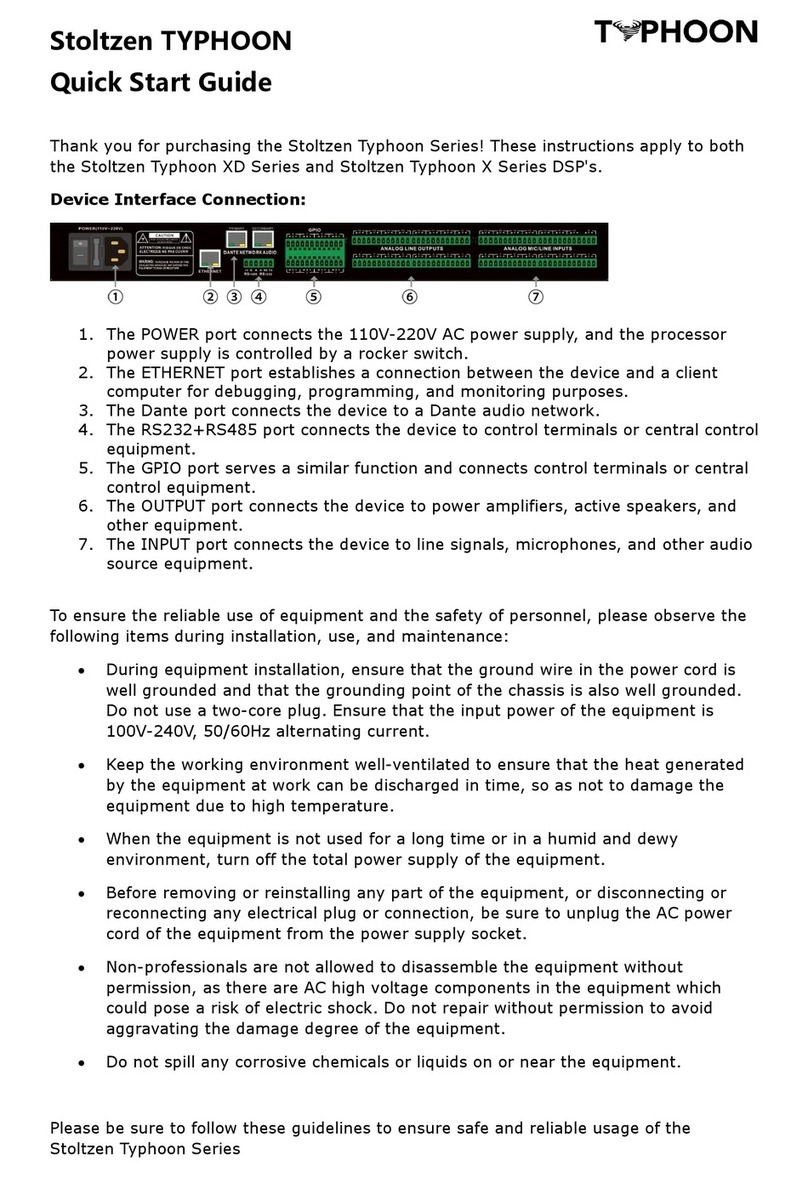Stoltzen Typhoon Series quick start guide