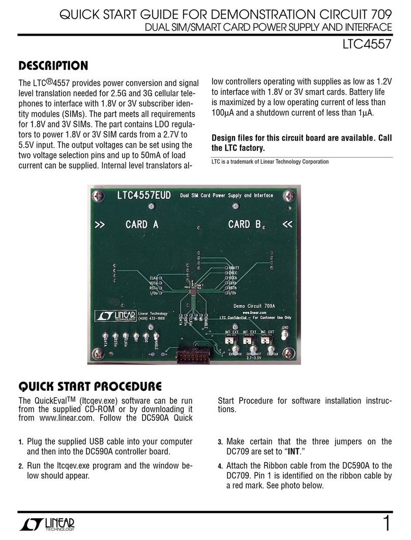 Linear Technology LTC 4557 quick start guide