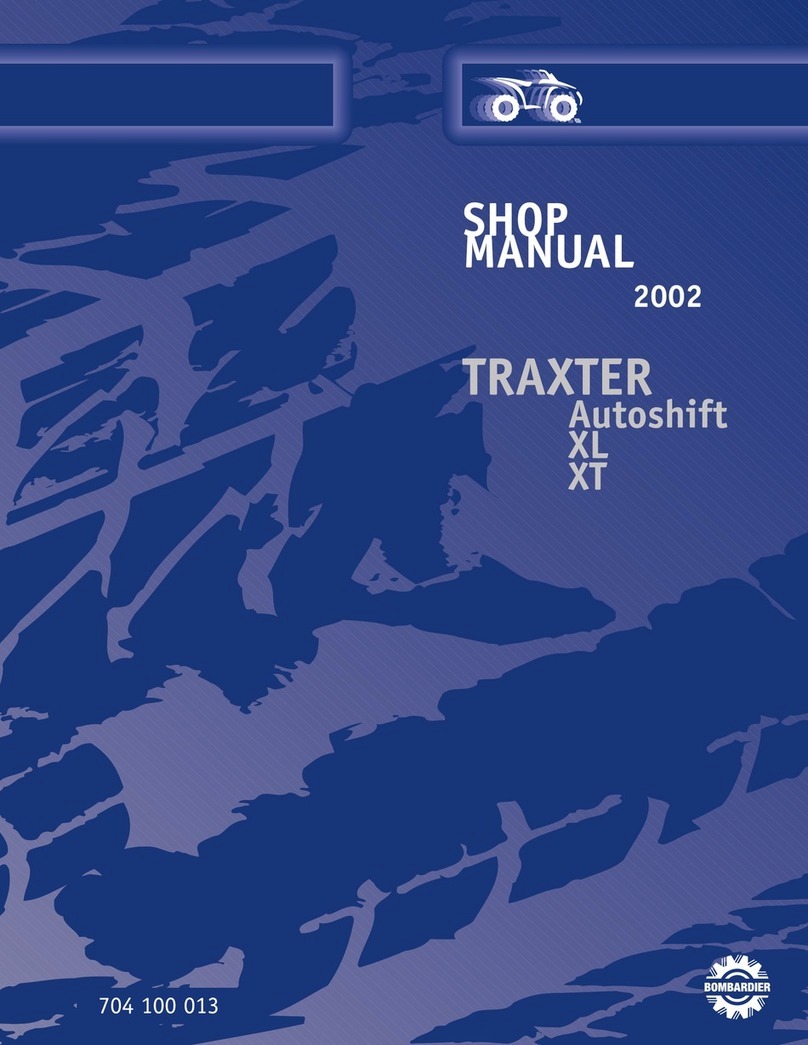 BOMBARDIER TRAXTER AUTOSHIFT 2002 User manual