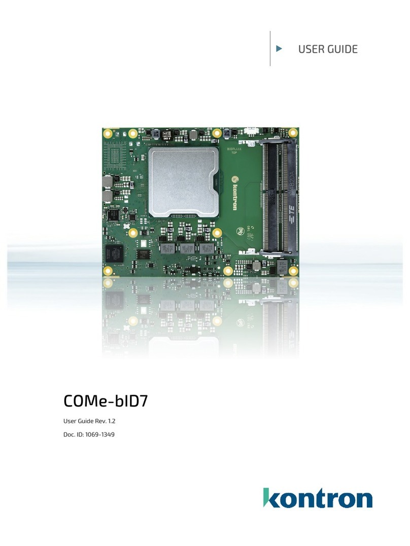 Kontron COMe-bID7 User manual