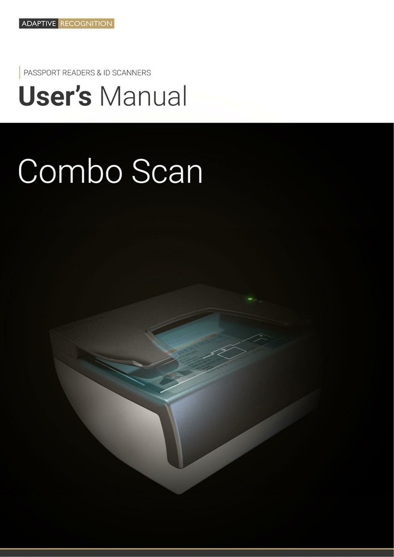 Adaptive Recognition Combo Scan User manual