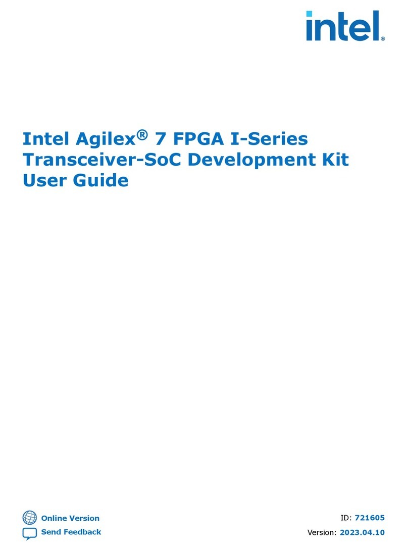 Intel Agilex 7 FPGA I Series User manual