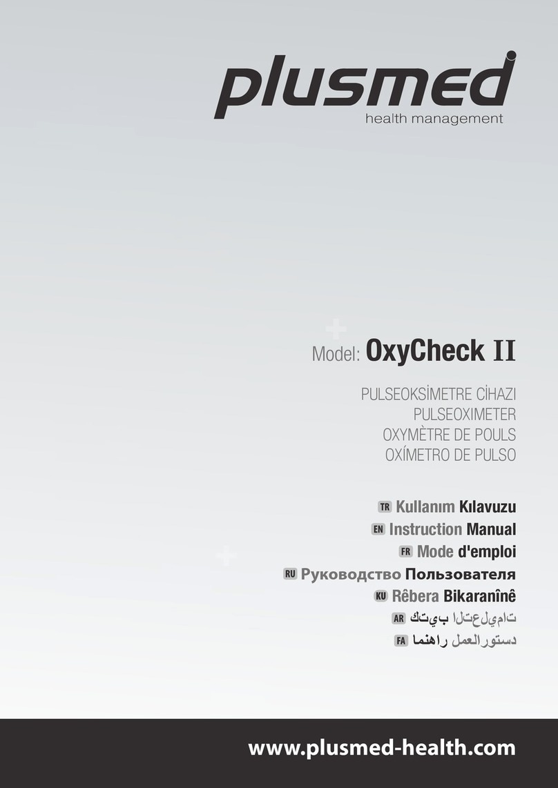 Plusmed OxyCheck II User manual