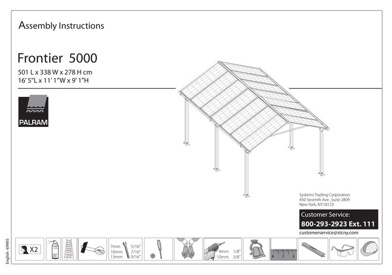 Palram Frontier 5000 User manual Palram Frontier 5000 User manual