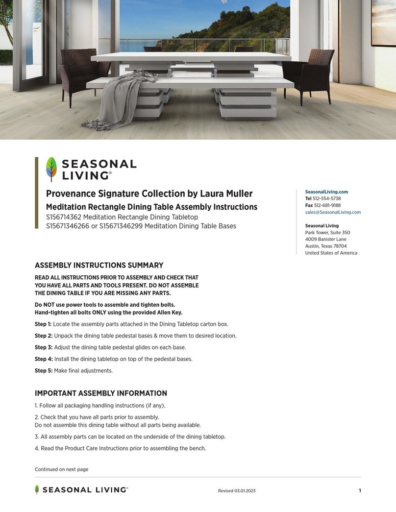 Seasonal Living Provenance Signature S156714362 Assembly instructions Seasonal Living Provenance Signature S156714362 Assembly instructions