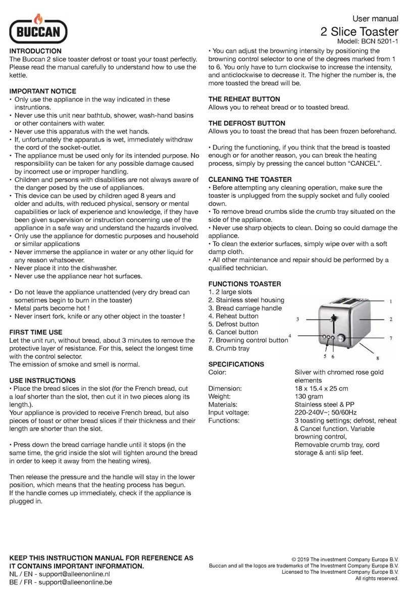 Buccan BCN 5201-1 user manual