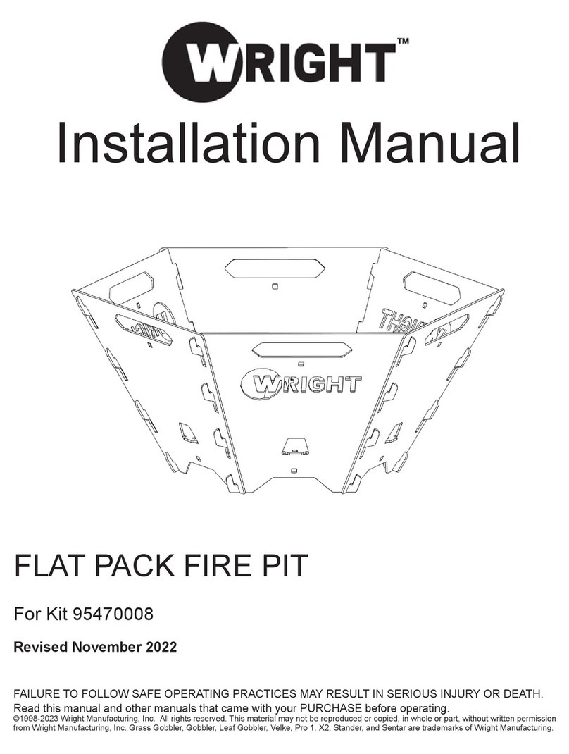 WRIGHT 95470008 installation manual