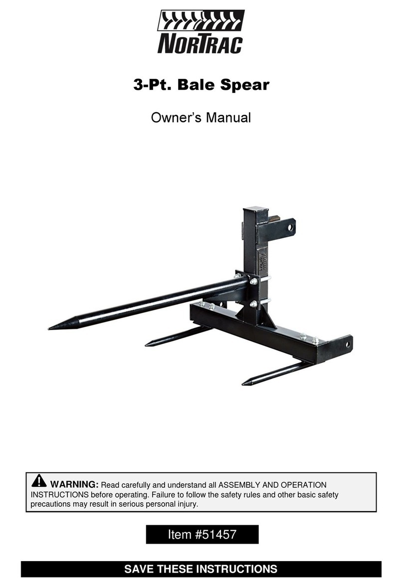 Nortrac 51457 owner's manual