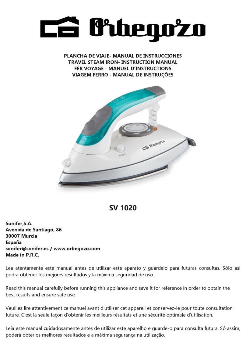Orbegozo SV 1020 User manual