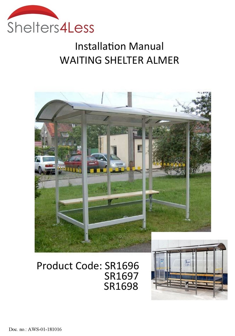 Shelters4Less SR1696 installation manual