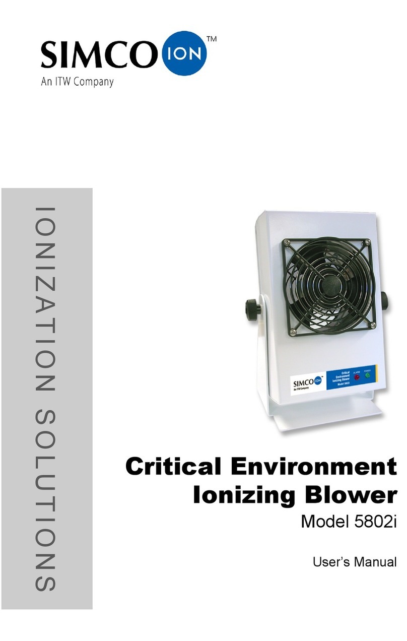 ITW SIMCO ION 5802i user manual