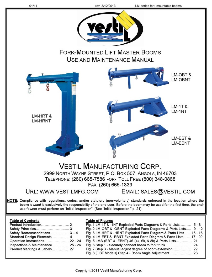 Vestil LM-HRT User manual
