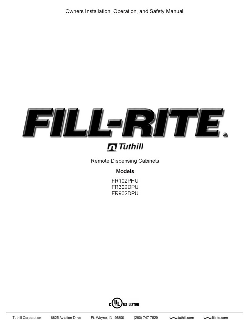 Tuthill FILL-RITE FR102PHU Use and care manual