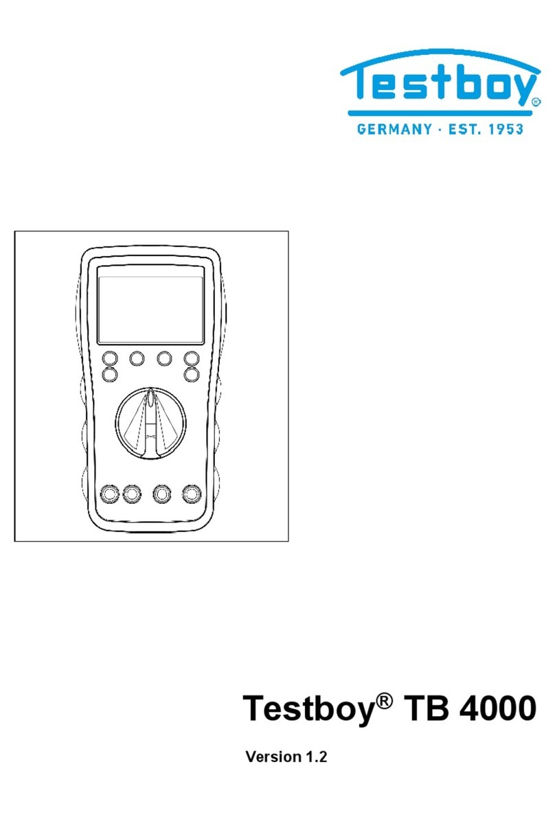 Testboy TB 4000 User manual