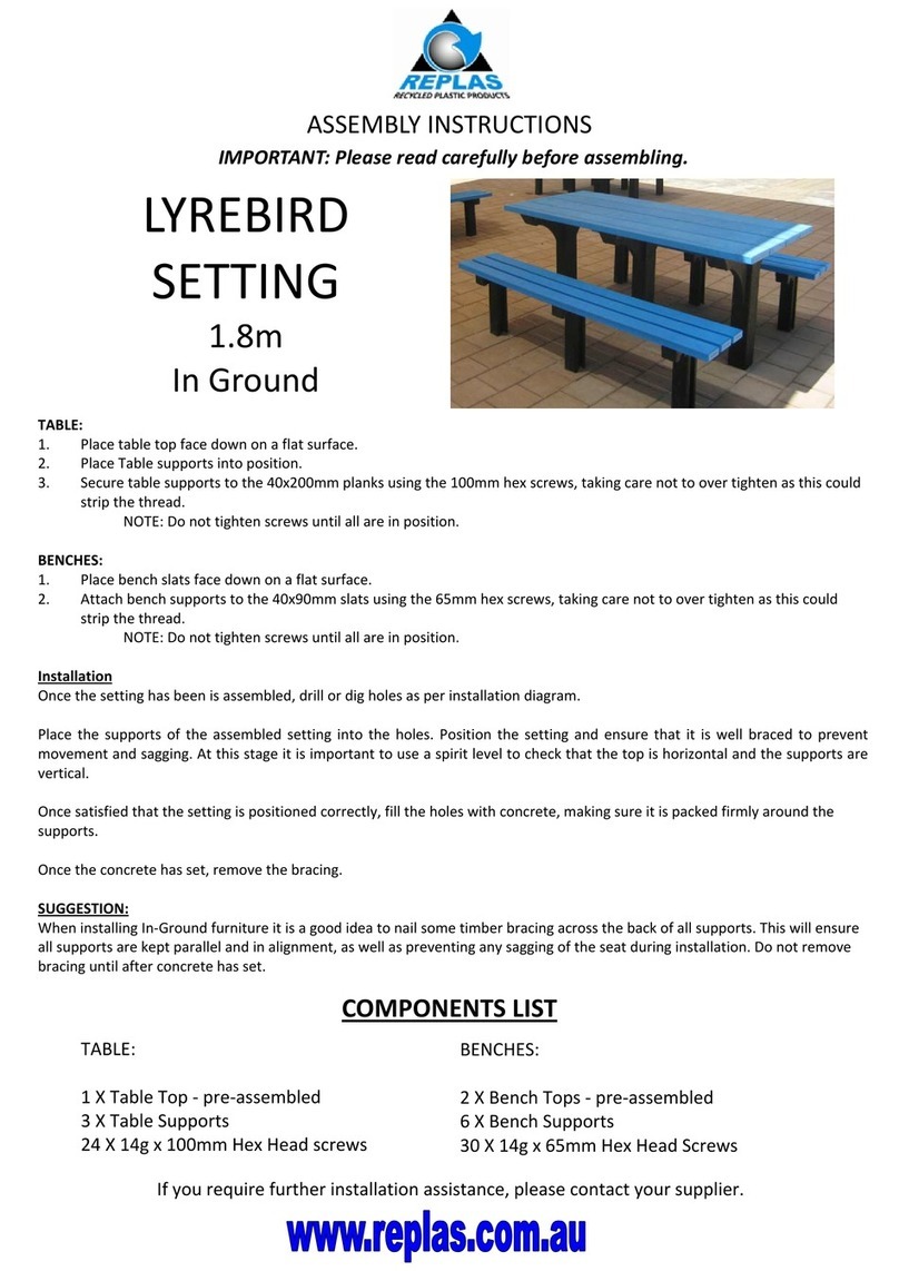 Replas LYREBIRD User manual Replas LYREBIRD User manual