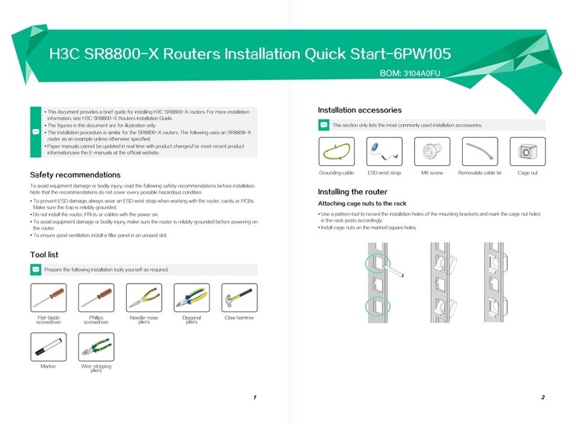 H3C SR8800-X User manual