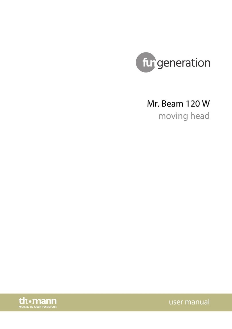thomann fun generation Mr.Beam 120 W user manual