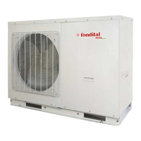 Fondital PROCIDA AWM X6 installation manual