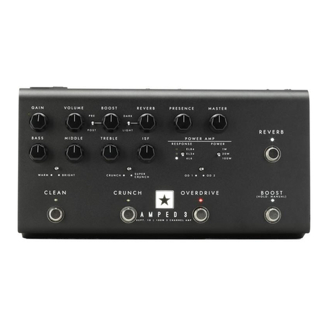 Blackstar Amplification Dept.10 Dual Drive owner's manual