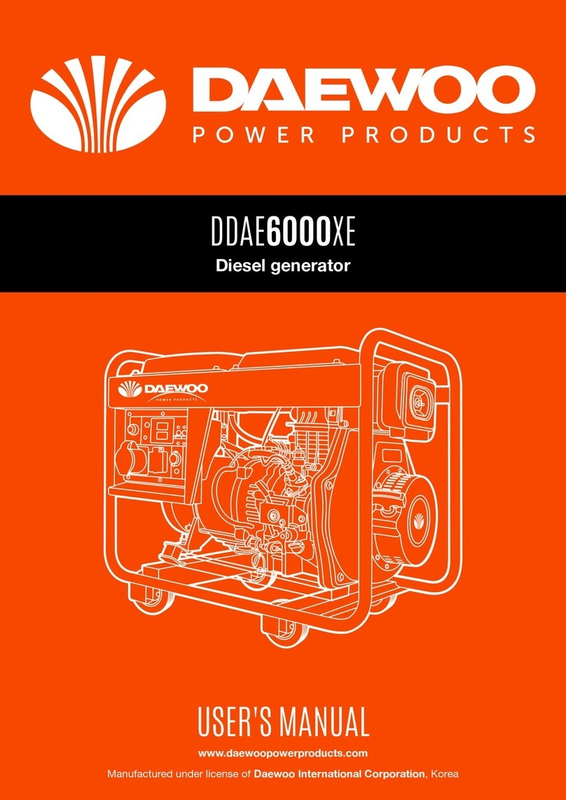 Daewoo DDAE6000XE User manual