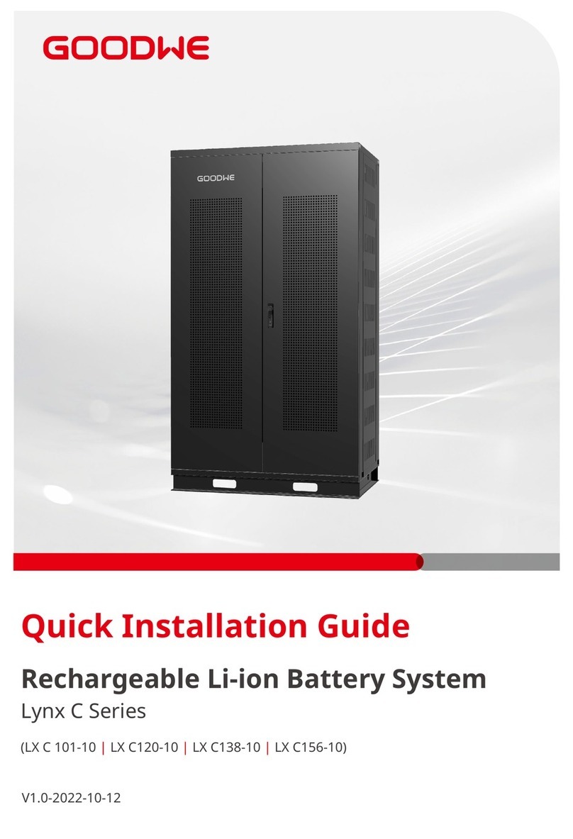 Goodwe Lynx C Series Quick installation guide