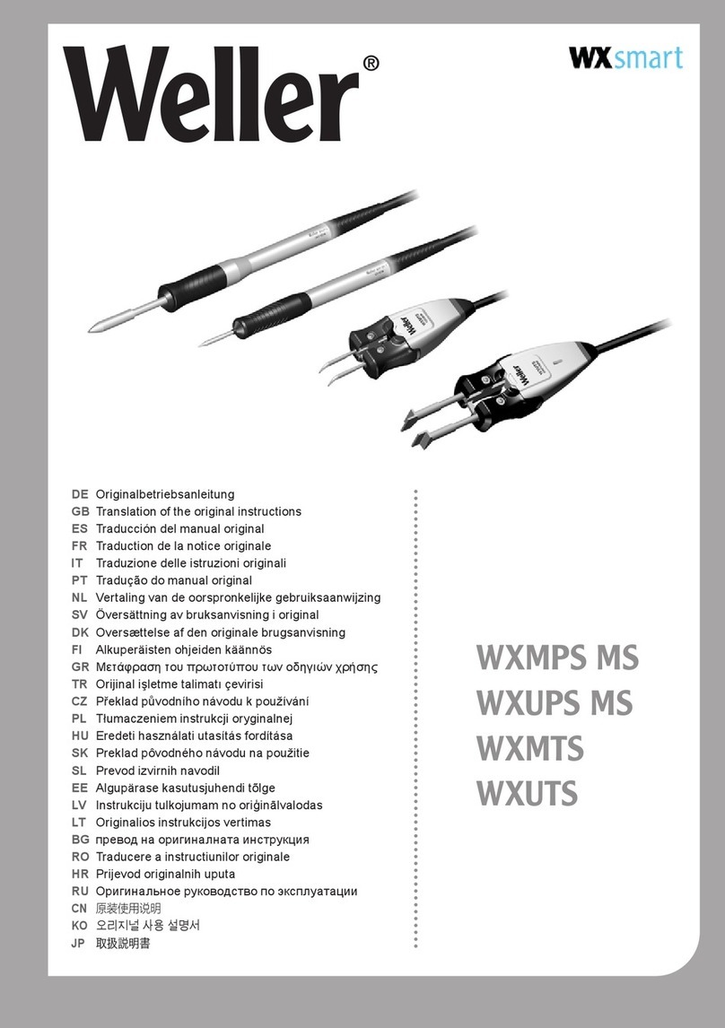 Weller WX Smart WXMPS MS User manual