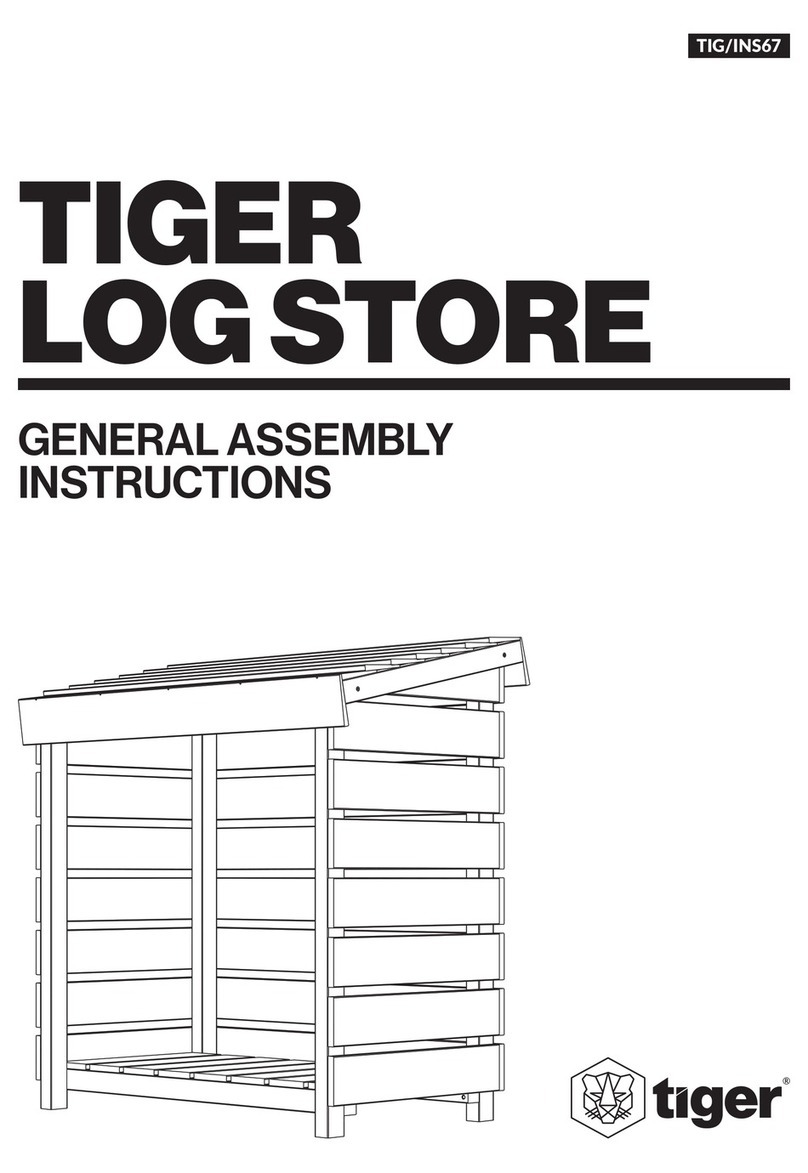 Tiger LOG STORE General assembly instructions