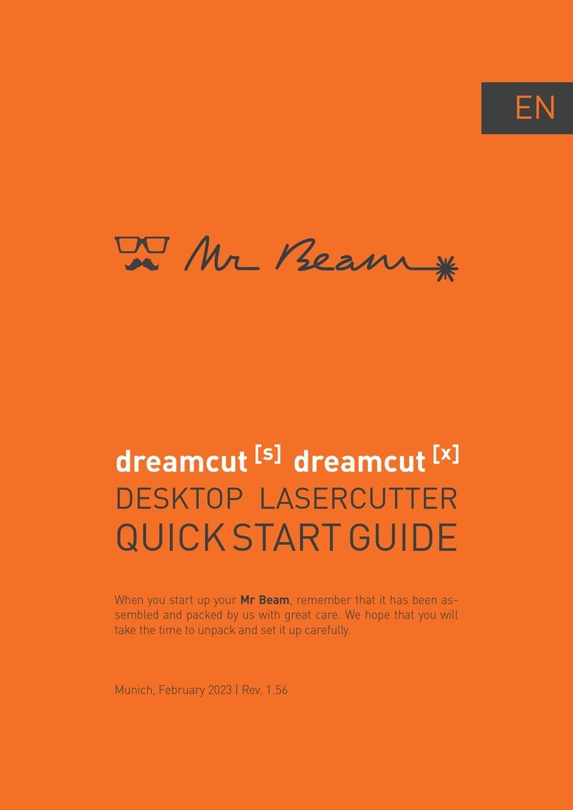 Mr Beam dreamcut [x] quick start guide