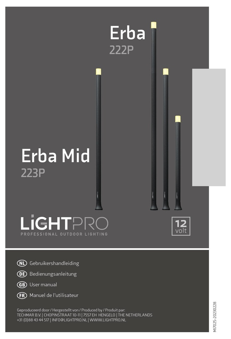 LightPro Erba 222P User manual