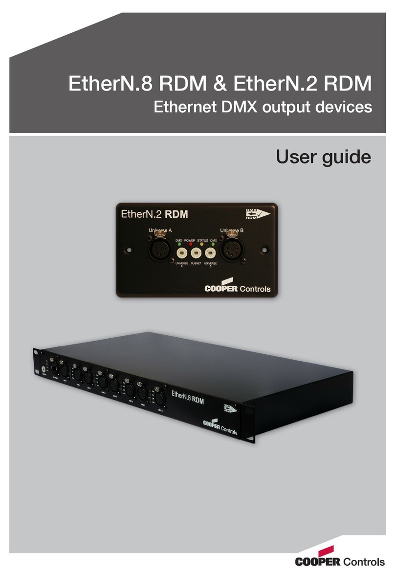 Cooper Controls EtherN.8 RDM user guide