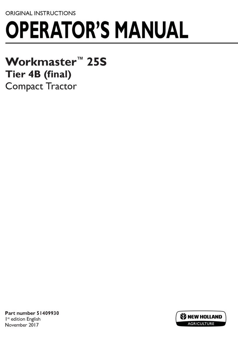 New Holland Workmaster 25S Operator's manual