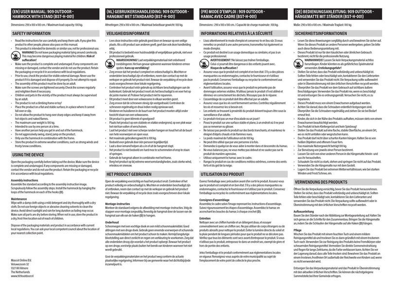 909 BST-H-001 user manual