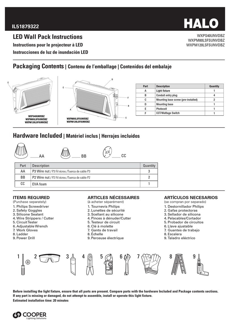 Halo WXPS40UNVDBZ instructions