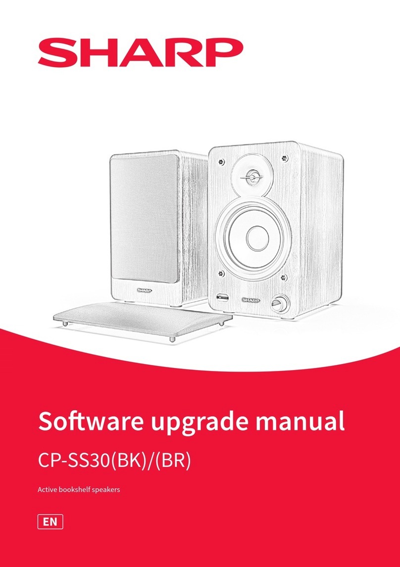 Sharp CP-SS30 Software Upgrade