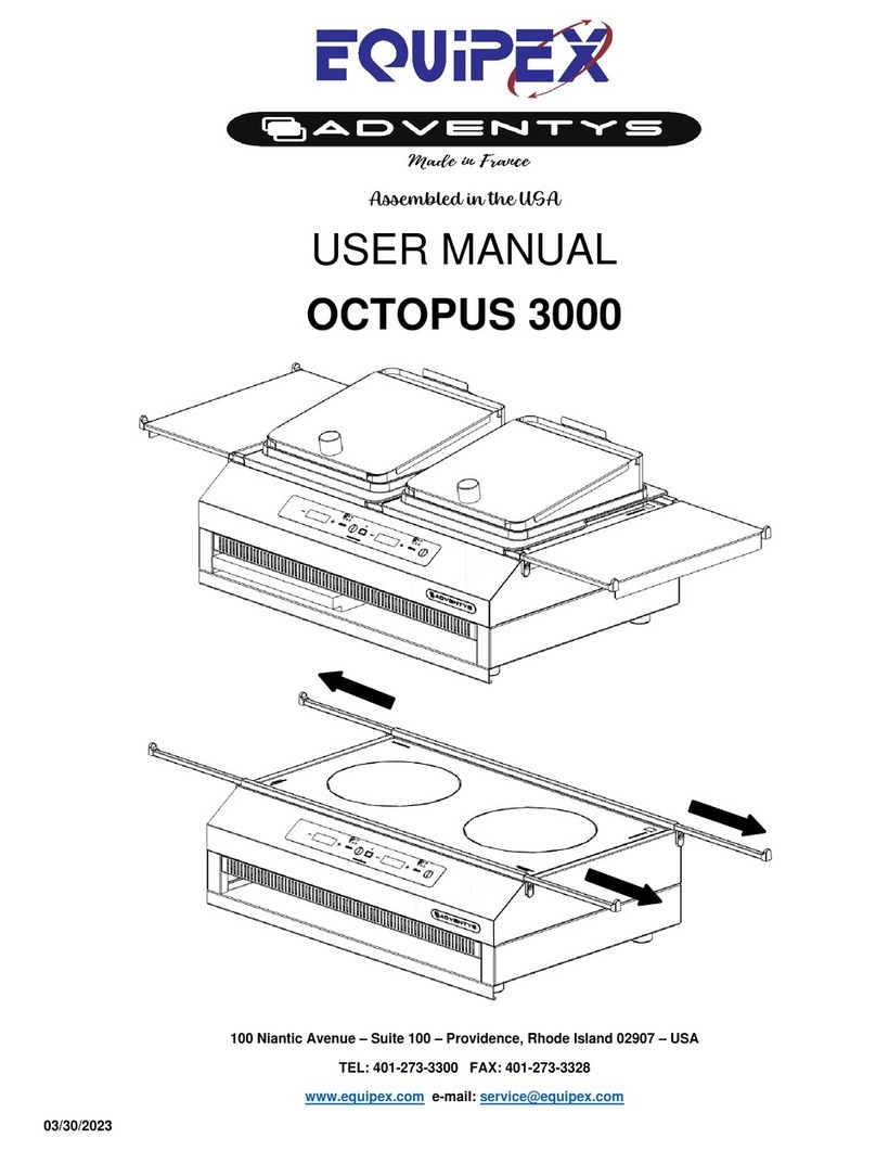 Equipex ADVENTYS OCTOPUS 3000 user manual