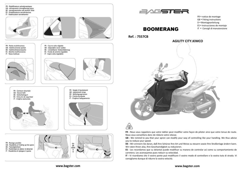 Bagster BOOMERANG Fitting instructions