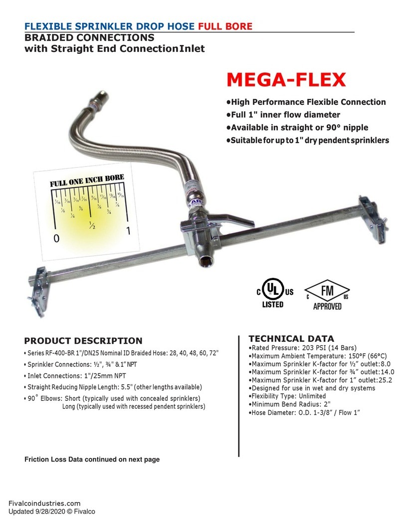 fivalco MEGA-FLEX RF-400-BR FLEX-07-050 User manual
