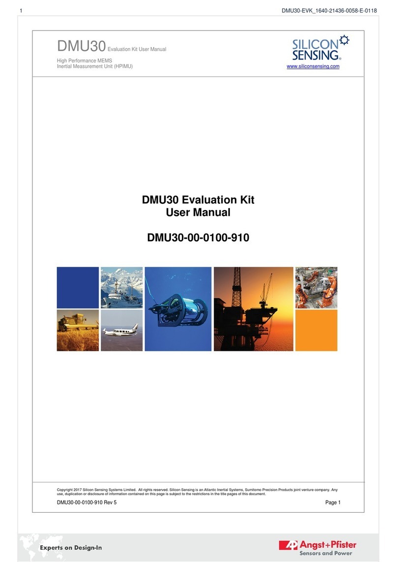 SILICON SENSING DMU30 user manual