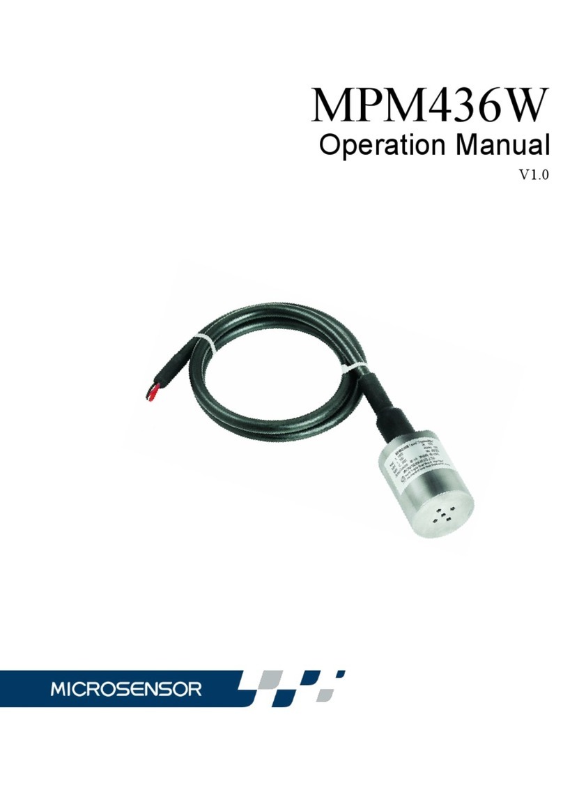 Microsensor MPM436W User manual