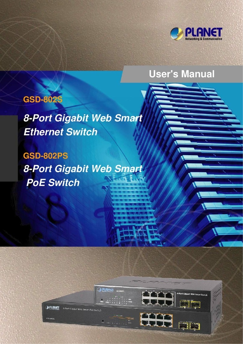 Planet GSD-802S User manual