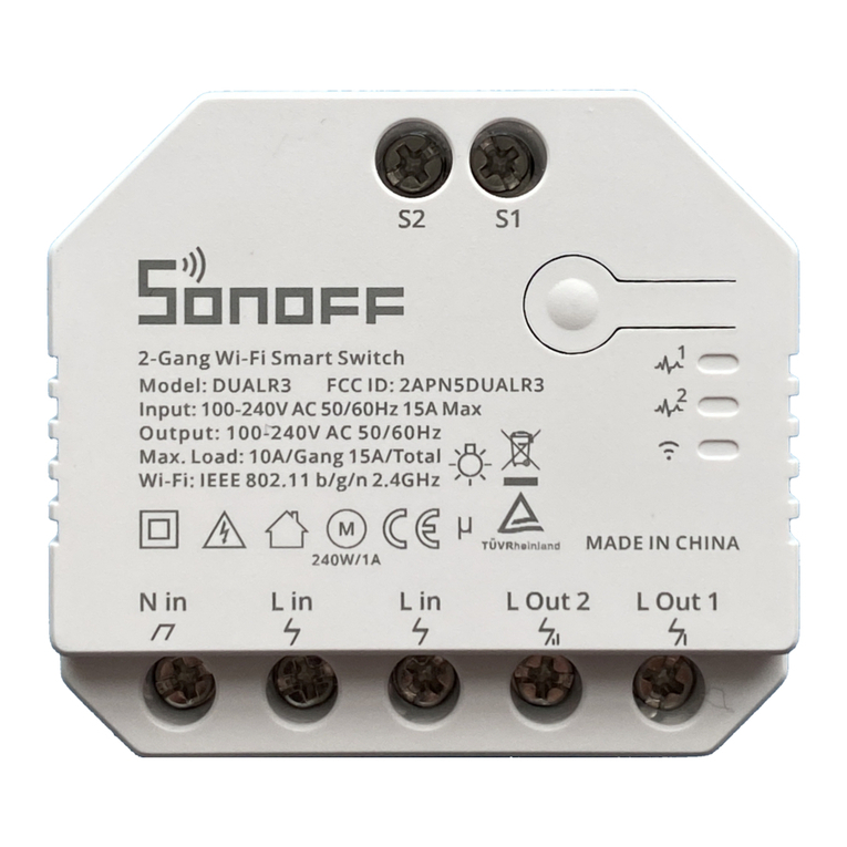 Sonoff DUALR3 User manual Sonoff DUALR3 User manual